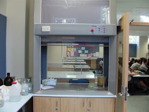 double sided fume cupboard